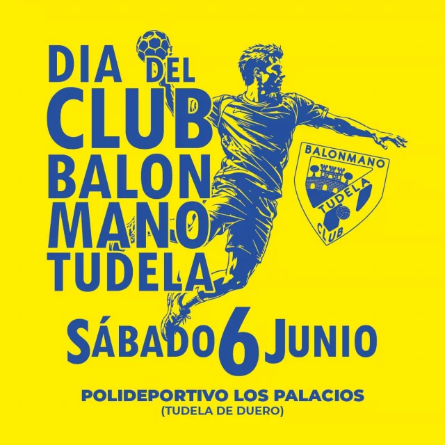 🟡🔵Dia del Club🔵🟡

Este fin de semana daremos la temporada por cerrada con la celebración del día del club en el polideportivo Los Palacios. Una jornada para disfrutar junto con la gran familia que formamos en Tudela los amantes y locos de este deporte.

Estos son los horarios.

🕚 11:00 – 11:30
💥 Infantil Femenino 🆚 Alevín

🕦 11:30 – 12:00
💥 Infantil Masculino 🆚 Alevín

🕛 12:00 – 12:20
💥 Benjamín 🆚 Benjamín

🕧 12:20 – 12:50
💥 Infantil Femenino 🆚 Infantil Masculino

🕐 12:50 – 13:20
💥 Alevín 1 🆚 Alevín 2

🕜 13:20 – 13:40
💥 Benjamín 🆚 Benjamín

━━━━━━━━━━━━━━━

🥘💙 COMIDA DEL CLUB 💛

🕑 14:00 h
🥘 Arroz a la zamorana para participantes y familias

━━━━━━━━━━━━━━━

🏆💛 PARTIDOS DE TARDE 💙

🕓 16:00 h
🤾 Cadete CD Tudela 🆚 BM Delicias

🕔 17:00 h
🔥 Senior 🆚 Juvenil

💛💙 ¡Os esperamos para disfrutar de una gran jornada de convivencia, deporte y mucho balonmano! 🤾‍♂️🎉

1...2...3...¡TUDELA!💛💙🤾‍♂️💪

Y recuerda que el día siguiente es el Partido de Viejas Glorias💥💪